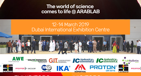 2019中东迪拜国际实验仪器及检测设备展（简称“ARAB LAB”）在阿联酋迪拜国际展览中心如期举办